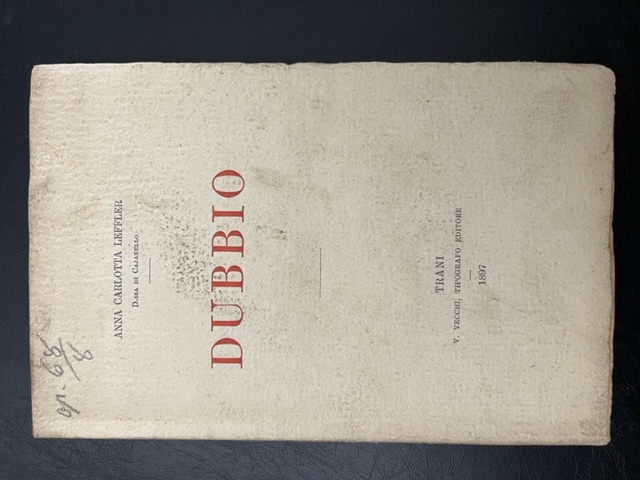 Dubbio. Novella